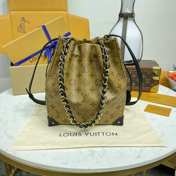 ルイヴィトン LOUISVUITTON 057-M133242024年最新入荷 ノエ トランク ドローストリングバッグ ショルダーバッグ レディース モノグラム キャンバス