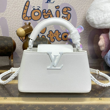 ルイヴィトン LOUISVUITTON 057-M23956 2024年最新入荷 カプシーヌ EW MINI ハンドバッグ ショルダーバッグ マット カーフレザー