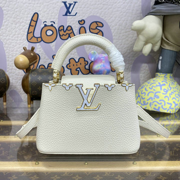 ルイヴィトン LOUISVUITTON 057-M24567B  2024年最新入荷 カプシーヌ MINI ハンドバッグ ショルダーバッグ トリヨンレザー