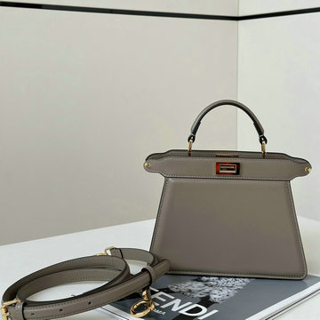 フェンディ FENDI  168-FD8BN355PHS 2024年最新入荷 ピーカブー ISeeU プチ トートバッグ トップハンドルバッグ ハンドバッグ 2way ショルダーバッグ