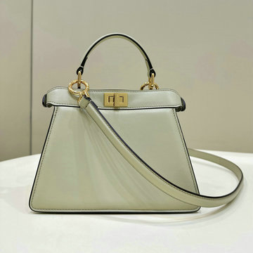 フェンディ FENDI 168-FD8BN355PQG 2024年最新入荷 ピーカブー ISeeU プチ トートバッグ トップハンドルバッグ ハンドバッグ 2way ショルダーバッグ