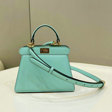 フェンディ FENDI 168-FD8BN355PTL 2024年最新入荷 ピーカブー ISeeU プチ トートバッグ トップハンドルバッグ ハンドバッグ 2way ショルダーバッグ