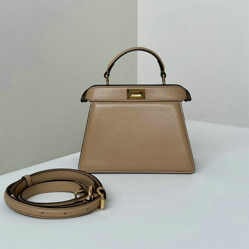 フェンディ FENDI 168-FD8BN355PXS 2024年最新入荷 ピーカブー ISeeU プチ トートバッグ トップハンドルバッグ ハンドバッグ 2way ショルダーバッグ