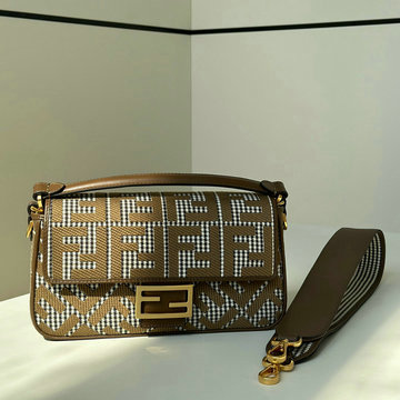 フェンディ FENDI 168-FD8BR600QNZS  2024年最新入荷 バゲット ミニ チェーン ショルダーバッグ レディース