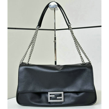 フェンディ FENDI 168-FD8BR831BK  2024年最新入荷 バゲット ラージ チェーン ショルダーバッグ レディース