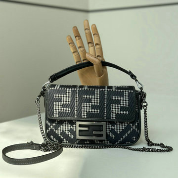フェンディ FENDI 168-FD8BS017QNSL 2024年最新入荷 バゲット ミニ チェーン ショルダーバッグ レディース
