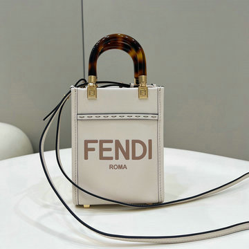 フェンディ FENDI 168-FD8BS051PBS  2024年最新入荷 サンシャイン ショッパー ミニ トートバッグ ハンドバッグ トップハンドルバッグ 2way ショルダーバッグ