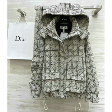 商品名称：クリスチャンディオール CHRISTIAN DIOR XG-WTCD24014 2024年秋冬最新入荷 ミスディオール ベルト付き ショートコート フーデッド ジャケット