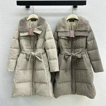 商品名称：ロロ ピアーナ Loro Piana XG-YFLP24001 2024年秋冬最新入荷 ロング パファージャケット ダウンコート レディース ベルト付き