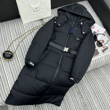 商品名称：プラダ PRADA  XG-YFPD24025 2024年秋冬最新入荷 ロングコート フード ダウンジャケット レディース アウター