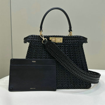 商品名称：フェンディ FENDI 168-FD8BN321MJBK 2024年最新入荷 ピーカブー ISeeU ミディアム ハンドバッグ トートバッグ 2way ショルダーバッグ レディース