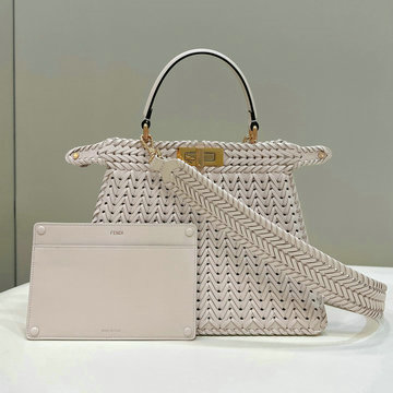 商品名称：フェンディ FENDI 168-FD8BN321MJBS 2024年最新入荷 ピーカブー ISeeU ミディアム ハンドバッグ トートバッグ 2way ショルダーバッグ レディース