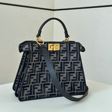商品名称：フェンディ FENDI 168-FD8BN327BNSL 2024年最新入荷 ピーカブー ISeeU スモール ハンドバッグ トートバッグ 2way ショルダーバッグ レディース