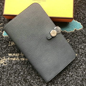 エルメス HERMES 063-H509KTGBL 2024年最新入荷 ドゴン ロングウォレット 二つ折り長財布 幅広い レザー