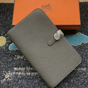 エルメス HERMES 063-H509KTGTH  2024年最新入荷 ドゴン ロングウォレット 二つ折り長財布 幅広い レザー