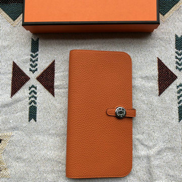 エルメス HERMES 063-H509ZTGCS 2024年最新入荷 ドゴン ロングウォレット 二つ折り長財布 幅狭い レザー