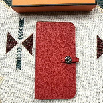 エルメス HERMES 063-H509ZTGRD 2024年最新入荷 ドゴン ロングウォレット 二つ折り長財布 幅狭い レザー