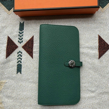 エルメス HERMES 063-H509ZTGSG  2024年最新入荷 ドゴン ロングウォレット 二つ折り長財布 幅狭い レザー