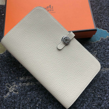 エルメス HERMES 063-H509KTGNB 2024年最新入荷 ドゴン ロングウォレット 二つ折り長財布 幅広い レザー