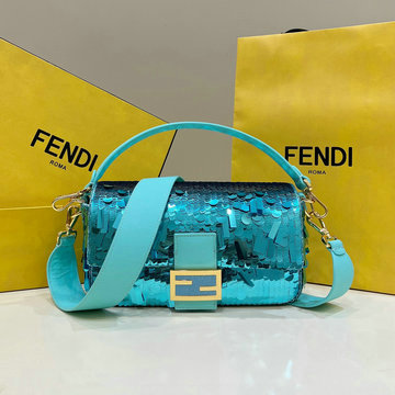 フェンディ FENDI 168-FD8BR600ZQG 2024年最新入荷 バケットバッグ トートバッグ 2way ショルダーバッグ スパンコール レディース