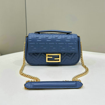 フェンディ FENDI 168-FD8BR793DL 2024年最新入荷 バゲット チェーン ミディ トートバッグ 2way ショルダーバッグ レディース