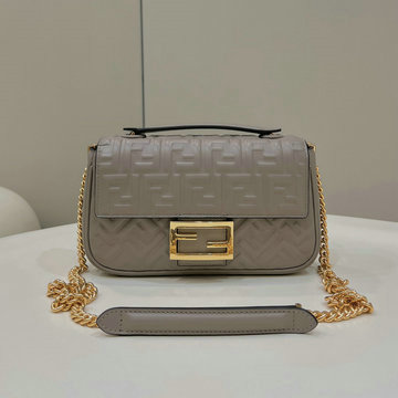 フェンディ FENDI 168-FD8BR793HS 2024年最新入荷 バゲット チェーン ミディ トートバッグ 2way ショルダーバッグ レディース