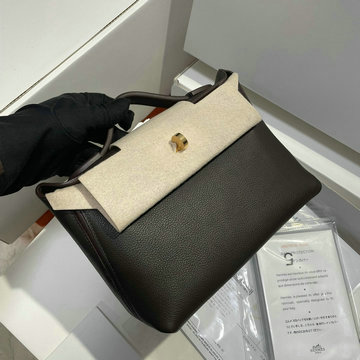 エルメス HERMES 063-HE2424EVQJWM 2024年最新入荷 ミニケリー 2424 トップハンドルバッグ トートバッグ 2way ショルダーバッグレディース
