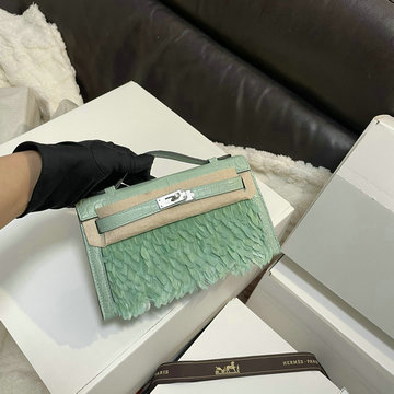 エルメス HERMES 063-HKL22YEQYQG  2024年最新入荷 ケリー ポシェット トップハンドルバッグ トートバッグ ハンドバッグ フラップバッグ レディース クロコダイル