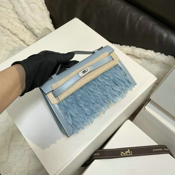 エルメス HERMES 063-HKL22YSFYTL 2024年最新入荷 ケリー ポシェット トップハンドルバッグ トートバッグ ハンドバッグ フラップバッグ レディース