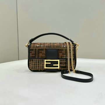 商品名称：フェンディ FENDI 168-FD8BS017ZKF2024年最新入荷 バゲット ミニ トートバッグ 2way ショルダーバッグ チェーンポーチ レディース スパンコール