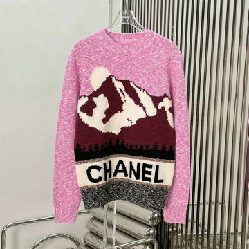 シャネル CHANEL XG-MYCH24008 2024年秋冬最新入荷 クルーネック ニットセーター ロングスリーブ セーター カシミヤ トップス ウール