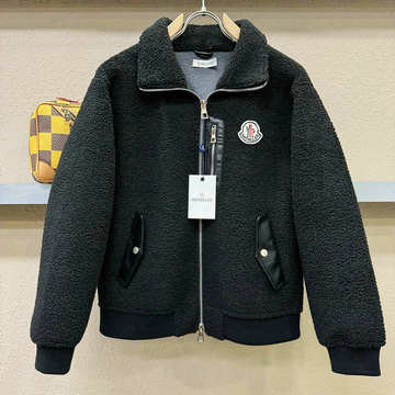 モンクレール MONCLER JS-WTMC24003 2024年春夏最新入荷 トループ 毛皮一体コート ファスナージャケット アウター 人造皮革