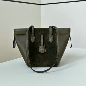 商品名称：フェンディ FENDI 168-FD8BS083RSG 2024年最新入荷 Origami ミニ ハンドバッグ 2way ショルダーバッグ レディース カーキスエード 変形ミニバッグ
