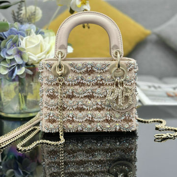 商品名称：クリスチャンディオール CHRISTIAN DIOR GH-CD0505MZQF 2024年最新入荷 レディ ディオール ミニ トートバッグ 2way ショルダーバッグ レディース