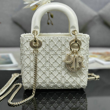 クリスチャンディオール CHRISTIAN DIOR GH-CD0505ZWBS  2024年最新入荷 レディ ディオール ミニ トートバッグ 2way ショルダーバッグ レディース