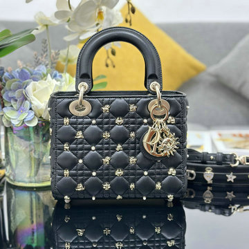 商品名称：クリスチャンディオール CHRISTIAN DIOR GH-CD0538DXBK 2024年最新入荷 レディ ディオール スモール トートバッグ 2way ショルダーバッグ レディース