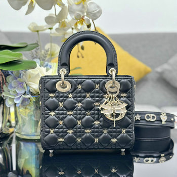 商品名称：クリスチャンディオール CHRISTIAN DIOR GH-CD0538DQBK 2024年最新入荷 レディ ディオール スモール トートバッグ 2way ショルダーバッグ レディース