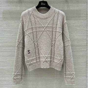 商品名称：クリスチャンディオール CHRISTIAN DIOR YXBL-MYCD24039 2024年秋冬最新入荷 クルーネック ニットセーター ロングスリーブ ニットセーター