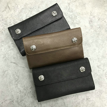 クロムハーツ Chrome Hearts YXBL-CMS002  2024年最新入荷 ロングウォレット 三つ折り長財布 カード入れ