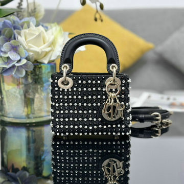 クリスチャンディオール CHRISTIAN DIOR GH-CD0856JZBK  2024年最新入荷 レディ ディオール マイクロ トートバッグ 2way ショルダーバッグ レディース