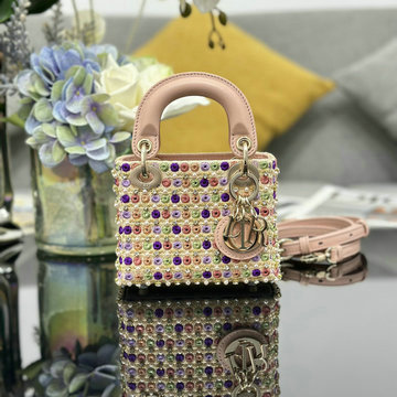 クリスチャンディオール CHRISTIAN DIOR GH-CD0856JZFH2024年最新入荷 レディ ディオール マイクロ トートバッグ 2way ショルダーバッグ レディース