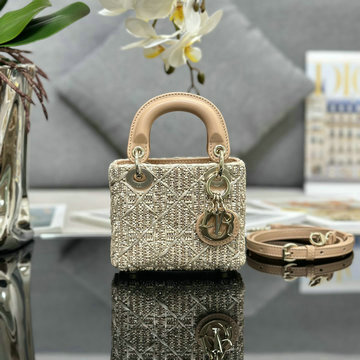 クリスチャンディオール CHRISTIAN DIOR GH-CD0856MZXS 2024年最新入荷 レディ ディオール マイクロ トートバッグ 2way ショルダーバッグ レディース