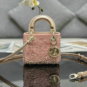 クリスチャンディオール CHRISTIAN DIOR GH-CD0856ZLFJ 2024年最新入荷 レディ ディオール マイクロ トートバッグ 2way ショルダーバッグ レディース