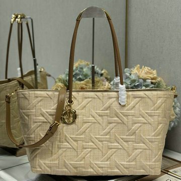 クリスチャンディオール CHRISTIAN DIOR GH-CD1166DBTX 2024年最新入荷 トゥジュール ラージ トートバッグ ハンドバッグ レディース ラフィア