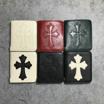 クロムハーツ Chrome Hearts YXBL-CMS005  2024年最新入荷 ショートウォレット ジッピー短財布 小銭入れ 男女兼用