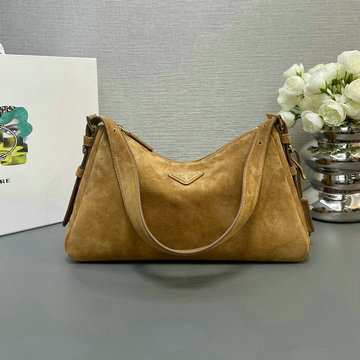 商品名称：プラダ PRADA GH-PD1BC229RXS 2024年最新入荷 エメ ミディアム レザー ショルダーバッグ ホーボーバッグ トートバッグ レディース