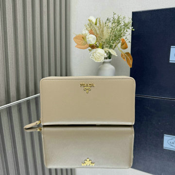 プラダ PRADA GH-PD1ML506ZJM 2024年最新入荷 サフィアーノトライアングル ジップアラウンド長財布 ファスナー ロングウォレット レザー