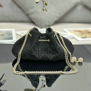 クリスチャンディオール CHRISTIAN DIOR GH-CD2340GZBK 2024年最新入荷 Dream ドローストリングバッグ チェーン ショルダーバッグ レディース