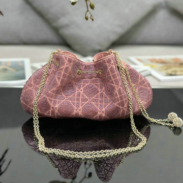 クリスチャンディオール CHRISTIAN DIOR GH-CD2340GZFH 2024年最新入荷 Dream ドローストリングバッグ チェーン ショルダーバッグ レディース