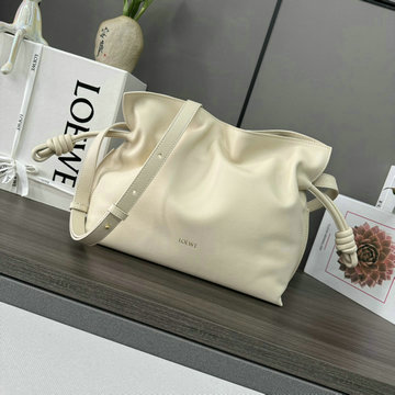 ロエベ LOEWE GH-LE262386MB 2024年最新入荷 フラメンコ ミディアムバッグ ショルダーバッグ ドローストリングバッグ レディース レザー